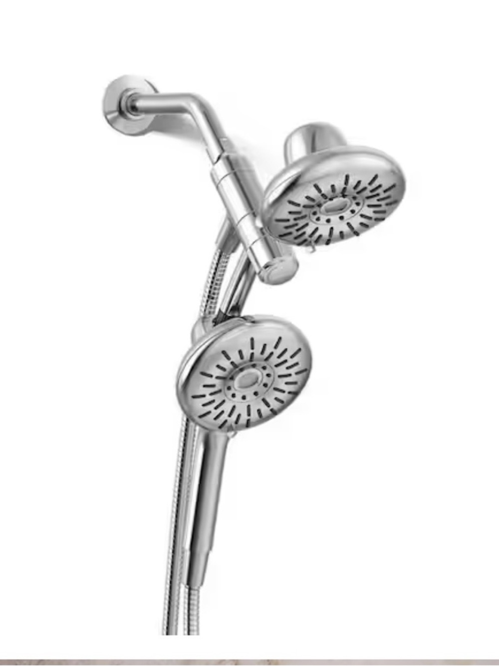 Kohler Dual-Head Chrome Shower System with Handheld Spray - Picture 8 of 9